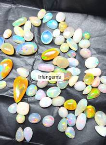 Superfine Quality Calibrated Oval Shape <b>Fire</b> Ethiopian Opal Cabochons Natural Ethiopian Opal Wholesale Natural Gemstone Lot Opal - Product Image 6
