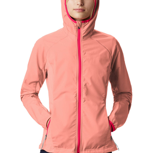 Dernières vestes Softshell de style d'hiver pour femmes coquille souple remplie de coton respirant avec fermeture à glissière Logo personnalisé grande taille - Product Image 4