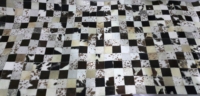Alfombra Moderna de Lujo para Hotel, Bordada a Mano, de Pelo Corto, de Cuero Genuino de Alta Calidad, Antideslizante, Apta para Mascotas