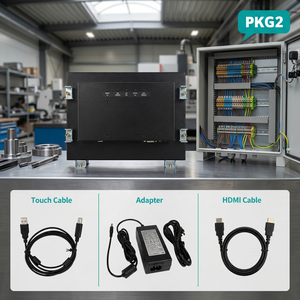 Best Selling Rack <b>Plug</b> <b>Play</b> Monitor USB Rack PNP Monitor Touch Rack PNP Monitor With Rack Mount Brackets - Product Image 1