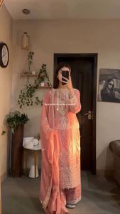 GEORGETTE pakistanaise indienne avec séquence brodée pour fantaisie fête mariage tenue traditionnelle et décontractée costume Salwar - Product Image 4