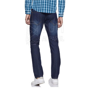 Pantalones Vaqueros Casuales de Tiro Medio para Hombre, OEM, Logotipo Personalizado, Proveedor Mayorista, 100% Algodón, Ecológicos, Transpirables, de Alta Calidad - Product Image 2