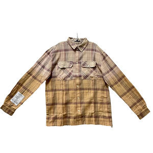 100% algodón franela cuadros hombres Formal manga larga vestido Casual hombres camisas rectas vestido suelto para hombres - Product Image 1