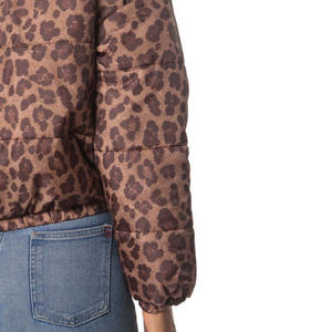 High Quality Custom <b>Zip</b>-<b>up</b> Quilted Puffer <b>Jacket</b> for <b>Women</b> Breathable Bubble Crop Design Latest Knitted <b>Women's</b> Puffer <b>Jacket</b> - Product Image 4