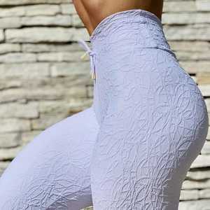 2025 nuevo conjunto de gimnasio para mujer, mallas de Yoga de cintura alta con mangas largas y sujetador deportivo, Top corto, ropa deportiva de alta calidad - Product Image 3