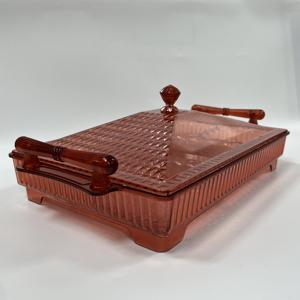 Eco-Friendly Rectangle Plastic Gift <b>Box</b> with Transparent Lid for Storing Candy Confectionery in Kitchen Multiple Compartments - Product Image 5