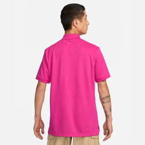 Camiseta de manga corta de algodón de peso pesado de alta calidad para hombre, camiseta de Polo con patrón sólido bordado personalizado, camiseta de tela de punto S - Product Image 2