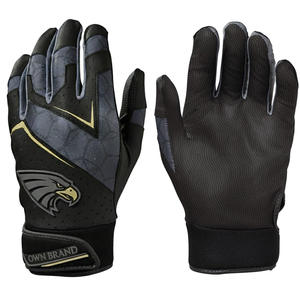 Prix de gros Gants de baseball personnalisés de qualité supérieure Paume synthétique durable Dos hydrophobe Gants de frappe au softball maximum confort pour la main - Product Image 3