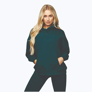 Ropa profesional fábrica al por mayor nuevo último estilo mujeres sudaderas con capucha pulóver moda Casual algodón poliéster sudaderas con capucha sueltas - Product Image 6