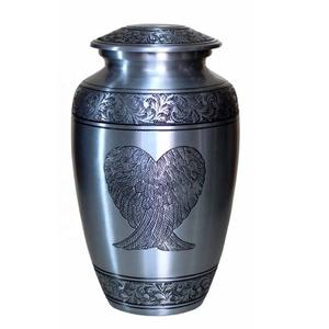 Urna de cremación multicolor impresa moderna de alta calidad, contenedor conmemorativo, tarro de urna de Metal conmemorativo, precio al por mayor - Product Image 4