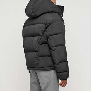 แจ็กเก็ตขนเป็ดพร้อมฮู้ดสำหรับผู้ชายเสื้อแจ็กเก็ตแบบหนาระบายอากาศได้ดีสำหรับฤดูหนาว - Product Image 2