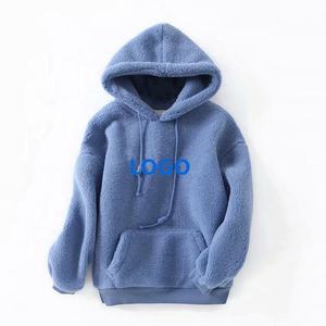 Sweats à capuche à logo personnalisé à forte demande pour hommes pull en polaire vierge sweats à capuche pour hommes en coton-polyester à séchage rapide de grande taille - Product Image 4