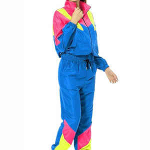 Trajes ligeros de poliéster para mujer, conjunto de 2 piezas para exteriores, conjunto de traje cortavientos con logotipo personalizado, resistente al agua - Product Image 6