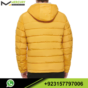 OEM-chaquetas de alta calidad para hombre, puff con cremallera completa, talla grande - Product Image 4