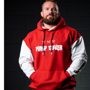 Sudadera con capucha de forro polar técnico 100% algodón con cremallera completa para hombre, al por mayor, con logo personalizado OEM, para fitness y invierno - Product Image 6