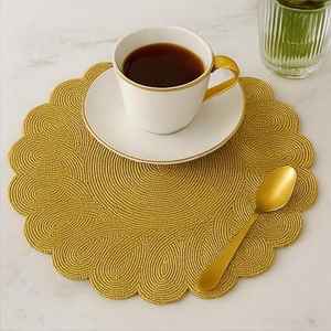 Beaded <b>Placemat</b> Handmade <b>Round</b> Charger for Luxury Dining & Holiday Decor Unique Piece Handmade Beaded, <b>Placemat</b>, Housewarming - Product Image 2