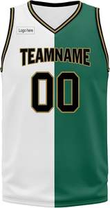 Conjunto de Uniforme de Baloncesto Personalizado para Adultos, Camiseta de Equipo Escolar, Impresión por Transferencia de Calor, Transpirable, Absorbente de Humedad, Secado Rápido - Product Image 2