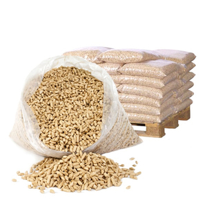 Granulés de bois de pin ENplus A1 à faible teneur en cendres, 20 kg, garantie 3 ans, faible teneur en poussière 1 %, température 1200 °C, bois vierges PLC - Product Image 1