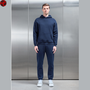 ชุดวอร์มผ้าฝ้าย 100% แบบยูนิเซ็กซ์ สกรีนลายได้ตามต้องการ ชุดออกกำลังกายฤดูร้อนสำหรับผู้ชาย พร้อมเสื้อฮู้ดและกางเกง - Product Image 1