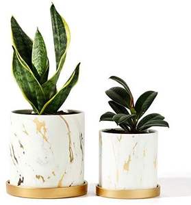 Fabricant OEM de jardinières en marbre décoratives haut de gamme pour appartement, salon, améliorant l'intérieur avec un design en pierre intemporel - Product Image 1