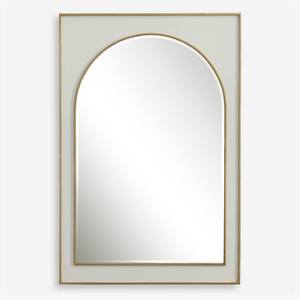 Classic arch shaped iron rectangular <b>wall</b> <b>mirror</b> hotel apartment living room <b>bedroom</b> hallway <b>wall</b> decoration dressing <b>mirror</b> - Product Image 1