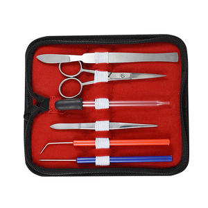 Kits quirúrgicos avanzados de 6 piezas con mango de bisturí, cuchillas, portaagujas, pinzas, kit de cirugía médica - Product Image 2