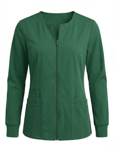 Vestes de blouse médicale de haute qualité, uniformes de médecin, unisexe, col montant, logo personnalisé, vestes de blouse médicale disponibles dès maintenant - Product Image 5