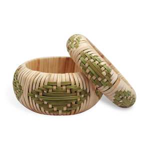 vPure Hands Veracious Weave Collection - Masterfully Handwoven Rattan Bracelet <b>Set</b>, Perfect <b>gifts</b> for women|<b>girls</b>, - Product Image 3