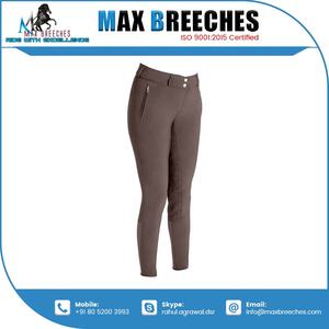Pantalones de montar a caballo de asiento completo para mujer al mejor precio logotipo personalizable protectores y calentadores de pierna de nailon y silicona - Product Image 6