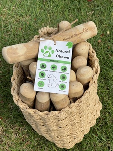 EXPAD Natural Coffee Wood Eco-Friendly Durable Dog Chew Toy-Boredom Buster <b>Bite</b>-Resistant Interactive & Teeth Cleaning - Product Image 3