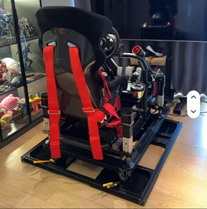 GT1 Postazione di Guida Professionale per Auto da Corsa Indoor con Sistema di Attuazione a Movimento 4Dof, Costruzione in Alluminio e Plastica, Robusta - Product Image 2