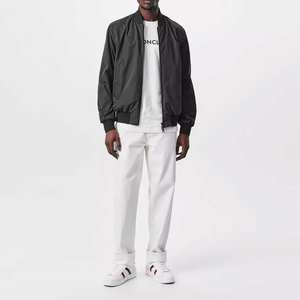 Matelassé col montant fermeture éclair imperméable coupe-vent décontracté hiver chaud bouffant manteau université Bomber léger hommes diamant veste - Product Image 6