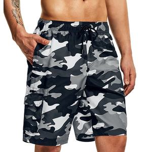 Short de bain de 11 pouces imprimé sur mesure pour hommes avec sublimation maillot de bain décontracté en tissu polyester pour la plage - Product Image 6