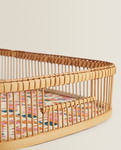 Handmade Food Dining Trays <b>Decor</b> Bamboo Rattan Tray Home Organization Products Home <b>Decor</b> Accent - Product Image 3