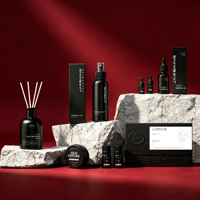 Emballage personnalisé d'aromathérapie, flacon de parfum d'ambiance en verre de luxe, huile essentielle, vaporisateur d'ambiance, OEM ODM