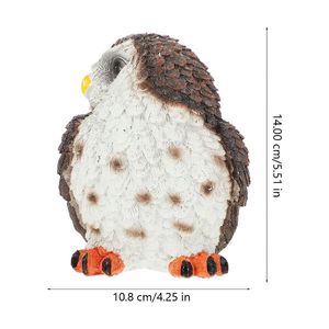 Escultura de Búho Artesanal, Adorno Decorativo de Aves para Jardín y Césped, Precio Económico - Product Image 6