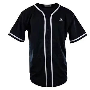 Uniformes de Béisbol Transpirables en Oferta, Marca Privada, Cuello Redondo, Media Manga, Nuevo Modelo para Venta en Línea - Product Image 3