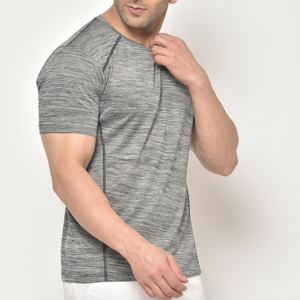 T-shirt tricoté lourd avec coupe Boxy Style Hip Hop surdimensionné et court avec décolleté - Product Image 5