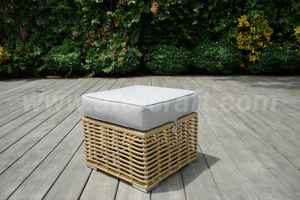 Moderno Simple de alta calidad en forma de L al aire libre sofá de bambú de mimbre y muebles de ratán para Patio Garden Resort comedor uso - Product Image 3