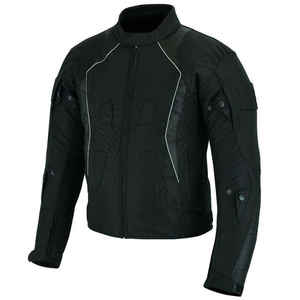 Veste de motard de course imperméable pour hommes Veste de moto en textile antichute avec col à capuche Tissu en toile - Product Image 2