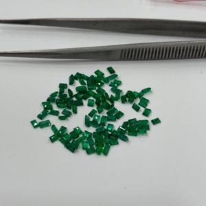 มรกต zambian ธรรมชาติเกรด AAA จากบาแกตต์ตัดสีเขียวสดใสภายในมรกตสอบเทียบ - Product Image 2