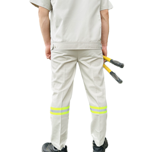 Venta al por mayor cómodo lavable poliéster algodón ropa de trabajo uniforme Hi Vis personalizado SEGURIDAD INDUSTRIAL ROPA DE TRABAJO botón impermeable - Product Image 5