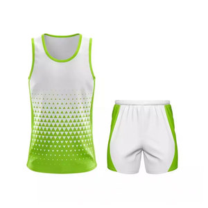 Uniformes de campo de pista, pantalones cortos deportivos de equipo para correr para adultos, poliéster de alta calidad, colores personalizados, ropa deportiva Unisex - Product Image 1