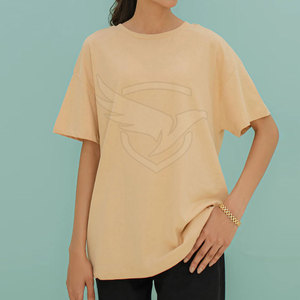 100% coton Polyester T-Shirt respirant à manches courtes T-Shirt Top qualité vêtements d'été T-Shirt surdimensionné - Product Image 1