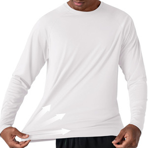 Fabricant de vêtements Vêtements d'extérieur Rash Guard T-shirts Manches longues Col rond Slim-fit Rash Guard Pour Hommes - Product Image 2