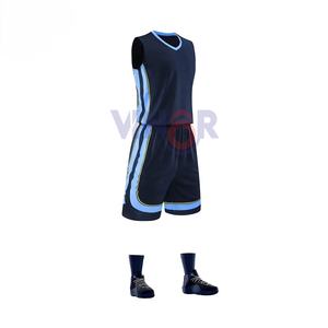 Débardeur unisexe respirant personnalisé à séchage rapide uniformes de basket-ball pour adultes maillot imprimé uniformes de basket-ball de conception avec service OEM - Product Image 1