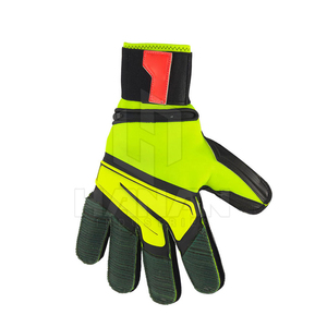 Guantes de portero de fútbol juvenil Guantes de cuero de agarre fuerte para niños Entrenamiento de fútbol y defensa de portería - Product Image 4