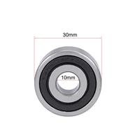 Rodamiento de Bolas de Contacto Angular de Doble Hilera de Acero Inoxidable 420 de Alta Carga 3200 2RS ZZ 10*30*14mm para Motores CNC