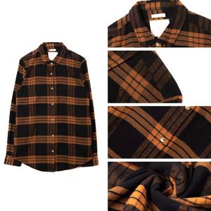 Vente en gros de chemises élégantes en flanelle 100% coton pour hommes d'automne Style personnalisé Qualité supérieure Séchage rapide Respirant - Product Image 3