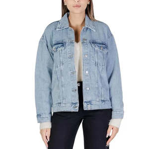 Dernière sortie d'usine Logo personnalisé Qualité supérieure Veste en jean sur mesure à manches longues pour femmes Conçue pour le confort en toutes saisons - Product Image 1